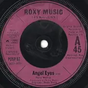 7inch Vinyl Single - Roxy Music - Angel Eyes - Solid centre