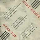 7inch Vinyl Single - Roxy Music - Over You