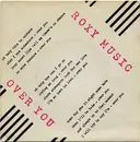 7inch Vinyl Single - Roxy Music - Over You