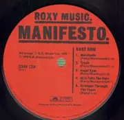LP - Roxy Music - Manifesto