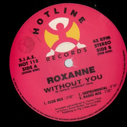 Roxanne - Without You