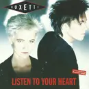 7inch Vinyl Single - Roxette - Listen To Your Heart - Promo