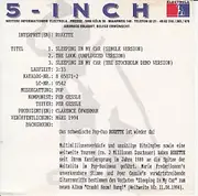 CD Single - Roxette - Sleeping In My Car