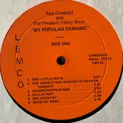 LP - Roy Crockett And The Pleasant Valley Boys - By Popular Demand
