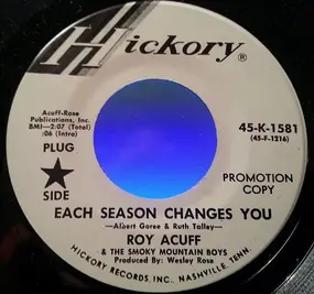 Roy Acuff And His Smoky Mountain Boys - Each Season Changes You