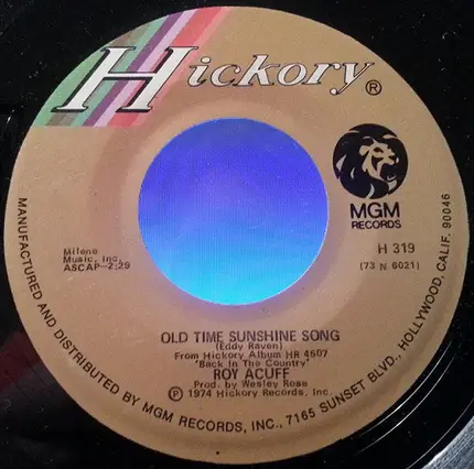 Roy Acuff - This World Can't Stand Long / Old Time Sunshine Song