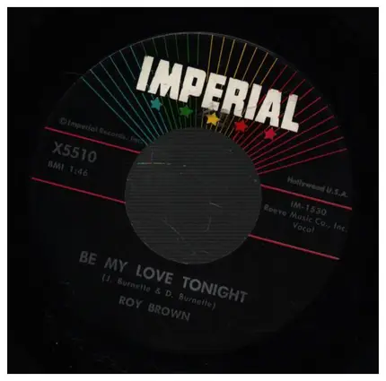 Roy Brown - Hip Shakin' Baby / Be My Love Tonight