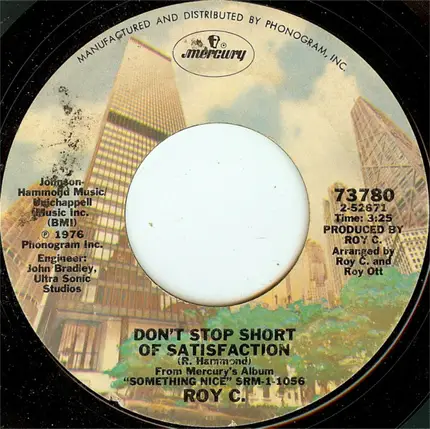 Roy C. Hammond - Every Woman Has A Right / Don't Stop Short Of Satisfaction