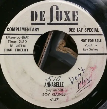 Roy Gaines - Annabelle / Night Beat