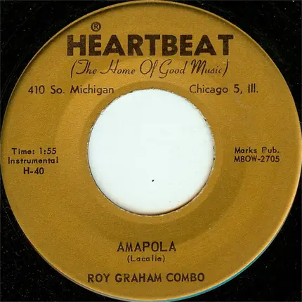 Roy Graham Combo - Angry / Amapola