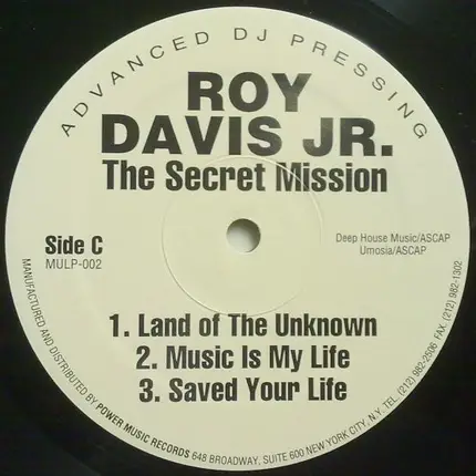Roy Davis Jr. - The Secret Mission