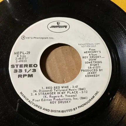 Roy Drusky - Special Radio Cuts!