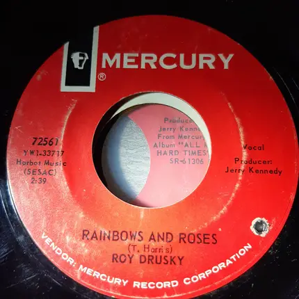 Roy Drusky - Too Many Dollars, Not Enough Sense / Rainbows And Roses