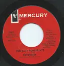 7inch Vinyl Single - Roy Drusky - Too Many Footprints / If The Wole World Stopped Lovin'