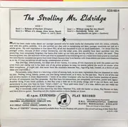 7inch Vinyl Single - Roy Eldridge , The Oscar Peterson Trio - The Strolling Mr. Eldridge - EP