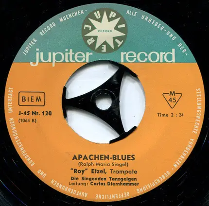 Roy Etzel - Jenny / Apachen-Blues
