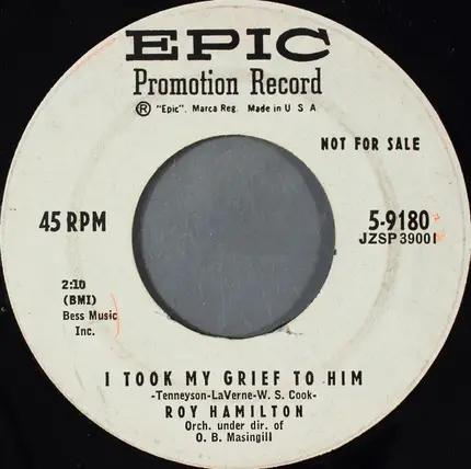 Roy Hamilton - Chained / I Took My Grief To Him