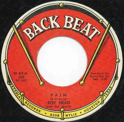 Roy Head And The Traits - My Babe / Pain