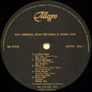 LP - Roy Orbison , Jerry Lee Lewis , Tommy Roe - Roy Orbison Sings - Black Label