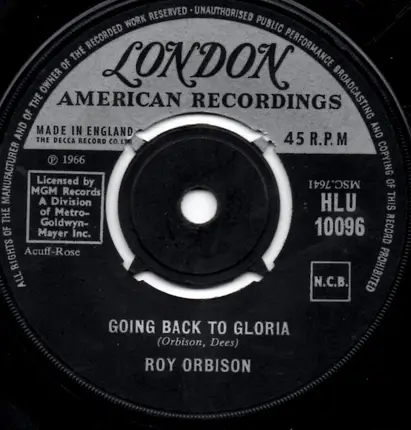 Roy Orbison - There Won't Be Many Coming Home