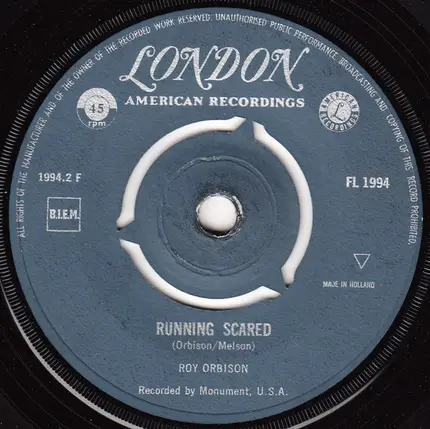 Roy Orbison - Love Hurts / Running Scared