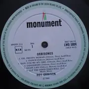 LP - Roy Orbison - Orbisongs - Mono