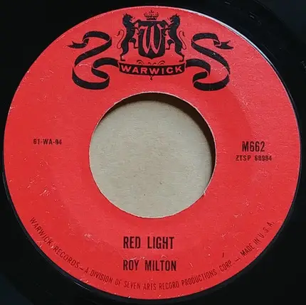 Roy Milton - Red Light / So Tired
