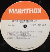 LP - Roy Payne - Love & Hate And Women's Lib