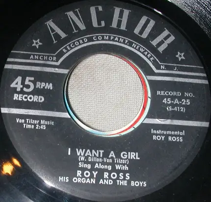 Roy Ross His Organ And The Boys - Temptation