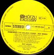 Double LP - Roy Wood - Remember The Golden Years