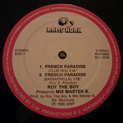 Roy The Boy - French Paradise