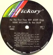 LP - Roy Acuff - Roy Acuff Sings Hank Williams