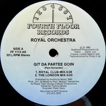 Royal Orchestra, Royal Orchestra Ltd. - Git Da Partee Goin