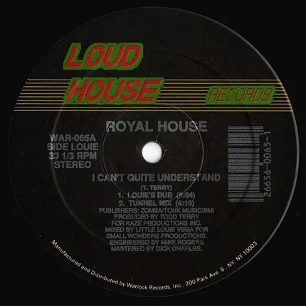 Royal House - I Can't Quite Understand