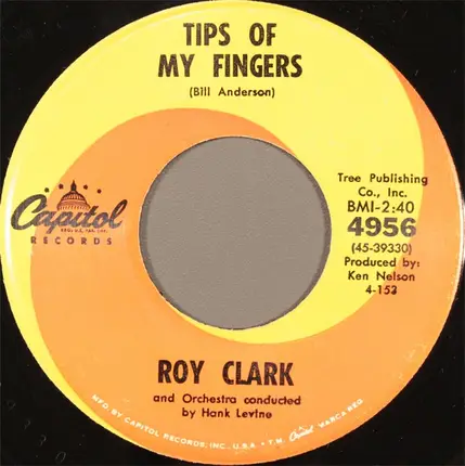Roy Clark - Tips Of My Fingers / Spooky Movies
