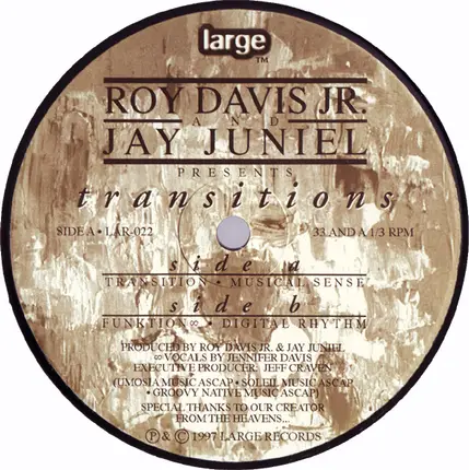 Roy Davis & Jay Juniel - Transitions