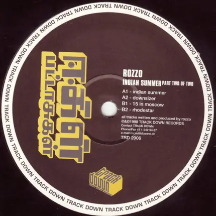 Rozzo - Indian Summer (Part Two Of Two)