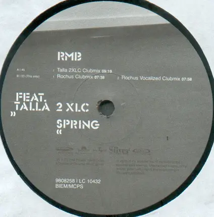 RMB Feat. Talla 2 XLC - Spring