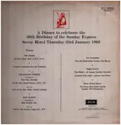 LP - Rt. Hon. Harold Wilson, Royal House Guards, The Savoy Blue Room Quintet a.o. - Recording of the 'Sunday Express' 50th Birthday Dinner