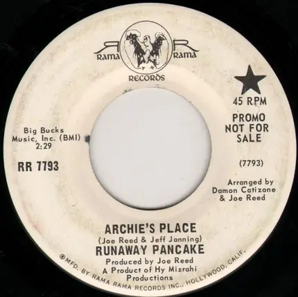 Runaway Pancake - Archie's Place
