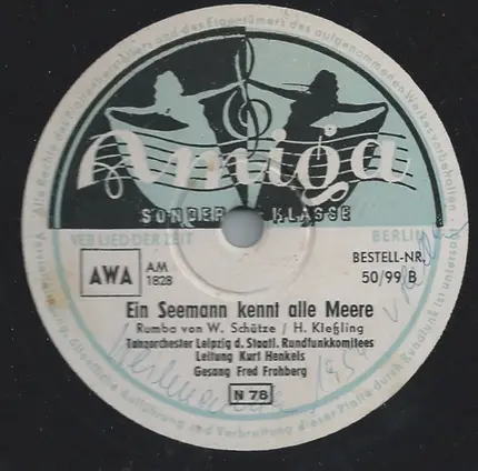 Rundfunk-Tanzorchester Leipzig , Kurt Henkels - E. B. Mambo / Ein Seemann Kennt Alle Meere