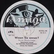 Rundfunk-Tanzorchester Leipzig - Wissen Sie Warum? / Wenn Du Wüßtest, Ach, Wie Ich Dich Liebe