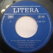 7inch Vinyl Single - Rundfunk-Kinderchor Berlin / Rundfunk-Kinderchor Leipzig - Es War Eine Mutter Die Hatte Vier Kinder