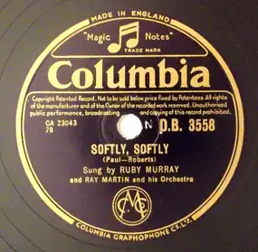 Ruby Murray - Softly, Softly / What Could Be More Beautiful