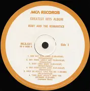 LP - Ruby And The Romantics - Greatest Hits Album