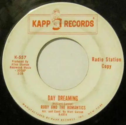 Ruby And The Romantics - Young Wings Can Fly