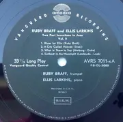 10'' - Ruby Braff / Ellis Larkins - Two Part Inventions In Jazz Vol. II