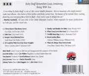 CD - Ruby Braff - Ruby Braff Remembers Louis Armstrong: Being With You