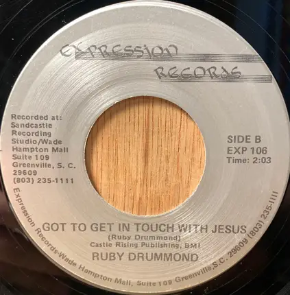 Ruby Drummond - Do You Know Who Jesus Is? / Got To Get In Touch With Jesus