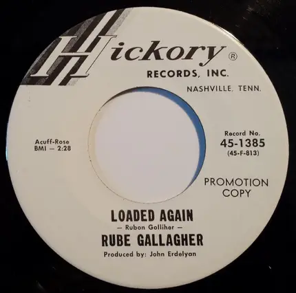 Rube Gallagher - No Parking Here